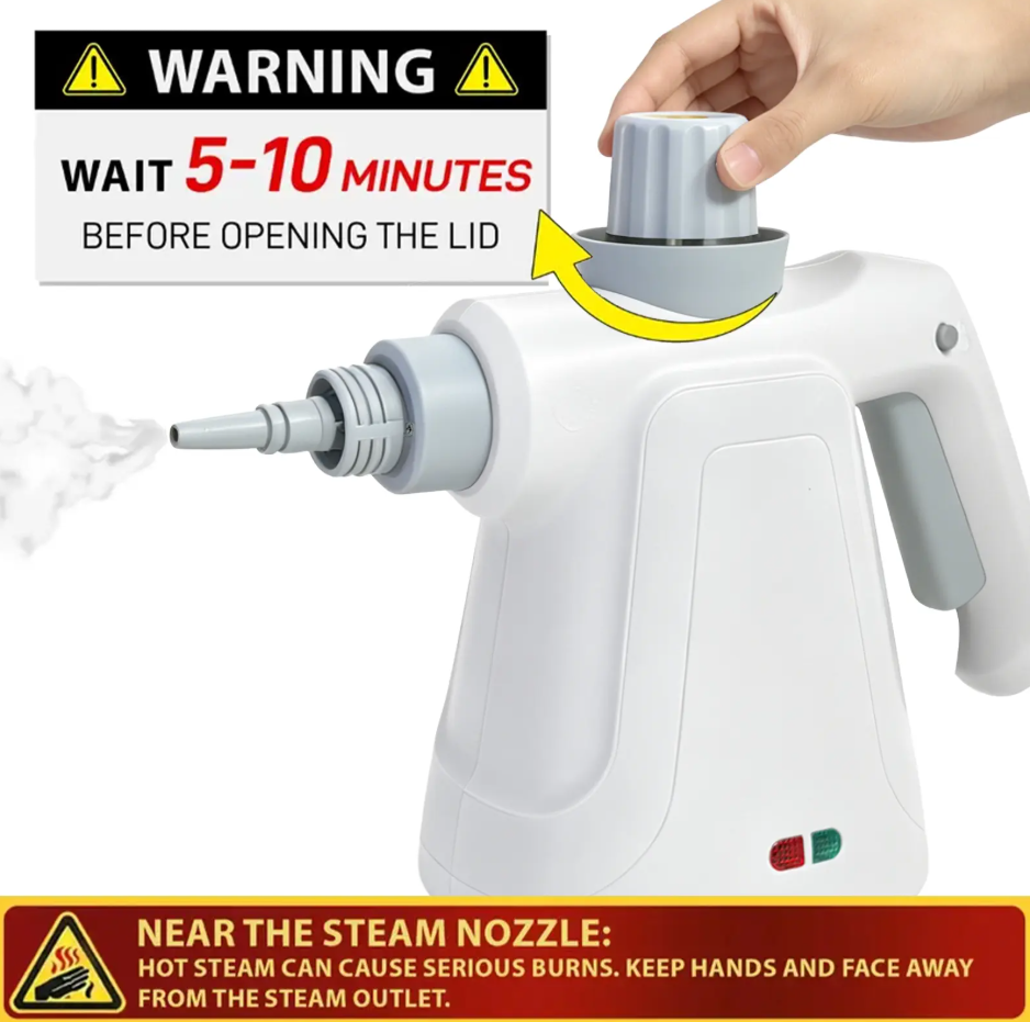 Steam Cleaner instructions and safety information