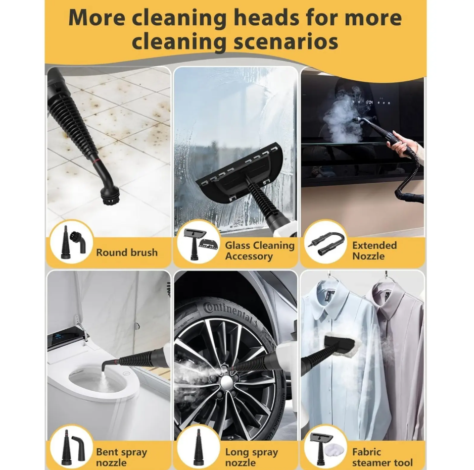 Refreshing a window track with the Steam Cleaner